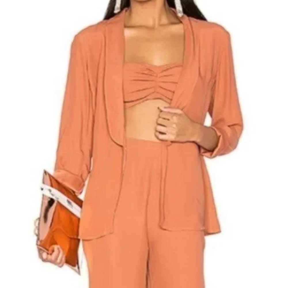 Revolve LPA Rust Blazer Top Size S